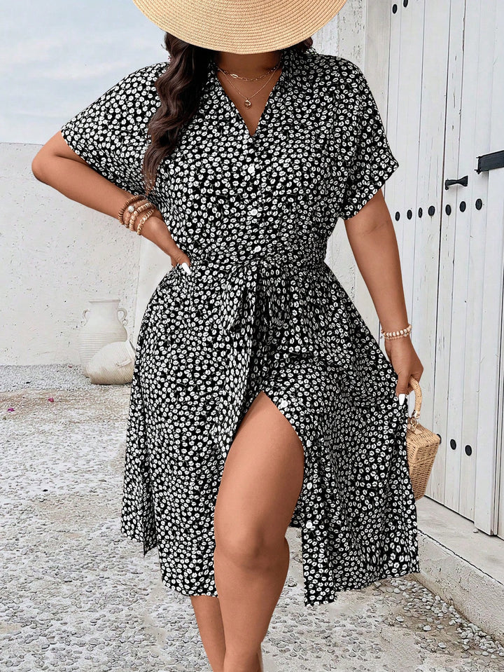 Rochie midi SHEIN, mix culori