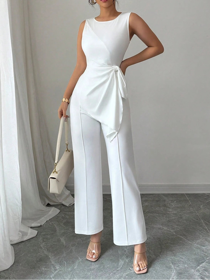 Salopetă lungă SHEIN, alb