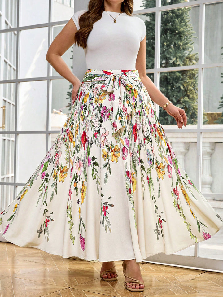 Fustă maxi SHEIN, mix culori