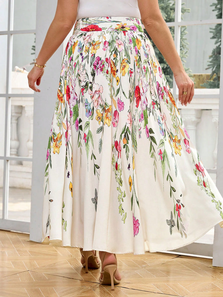 Fustă maxi SHEIN, mix culori