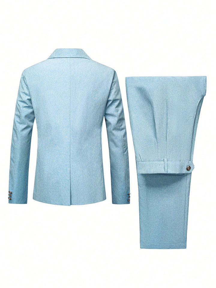 Costum SHEIN, albastru