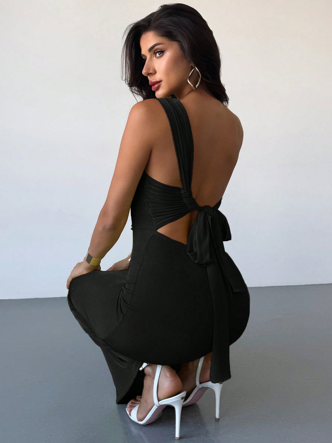 Rochie maxi SHEIN, negru