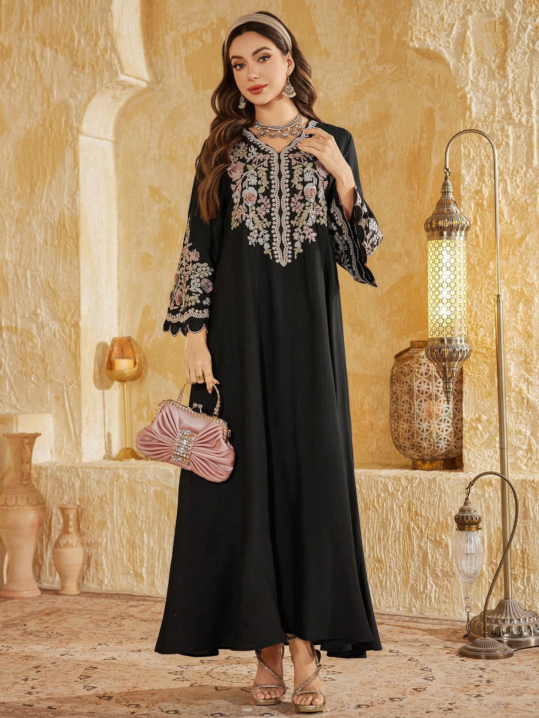 Rochie maxi SHEIN, negru