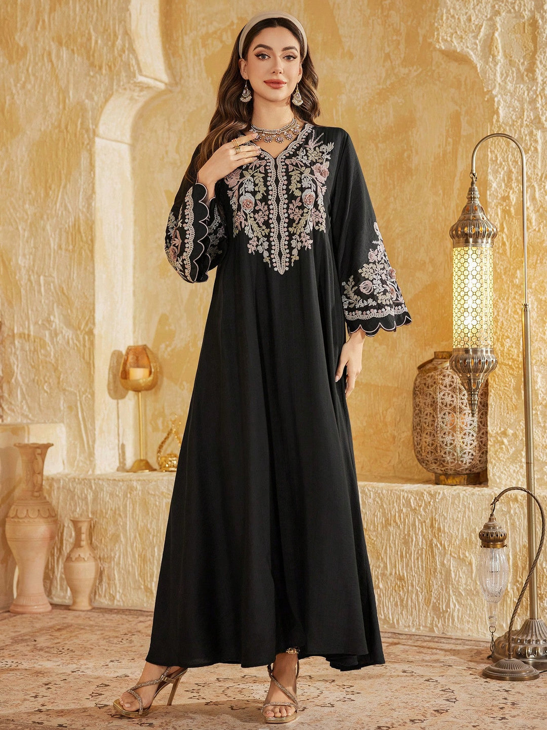 Rochie maxi SHEIN, negru