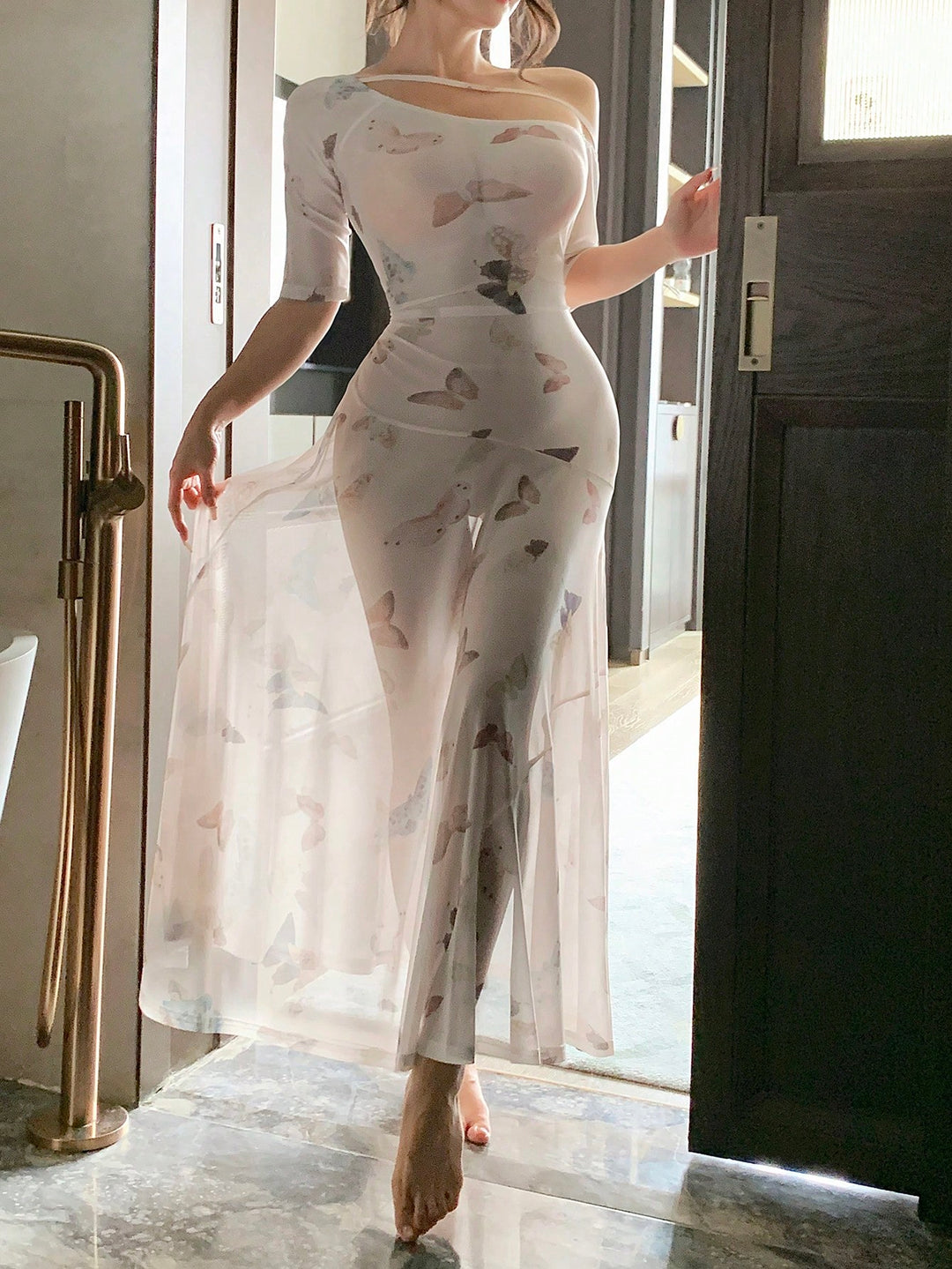 Rochie de noapte SHEIN, mix culori