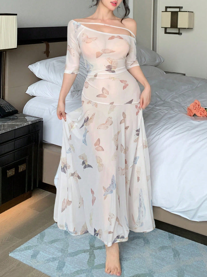 Rochie de noapte SHEIN, mix culori