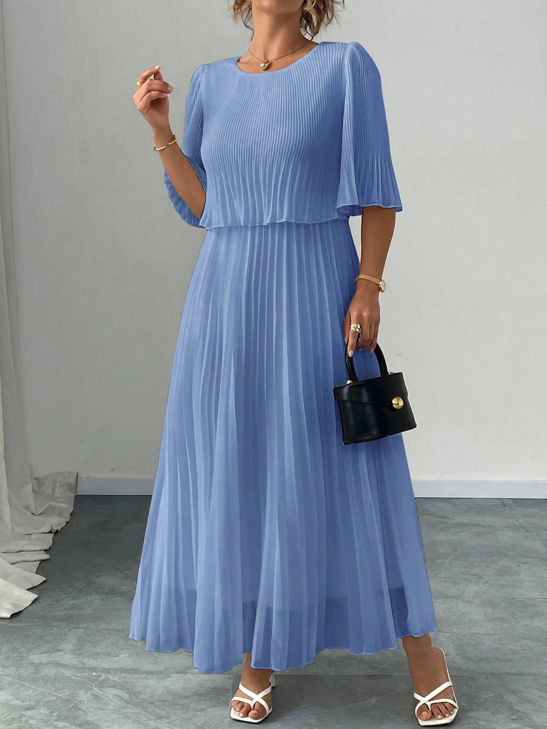 Rochie maxi SHEIN, albastru