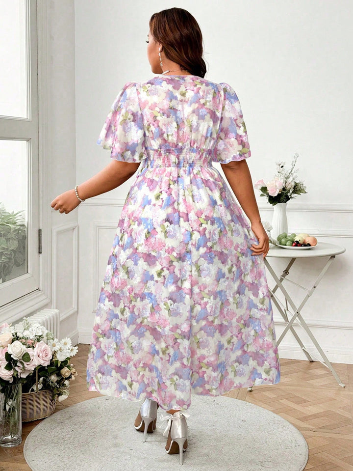 Rochie maxi SHEIN, mix culori