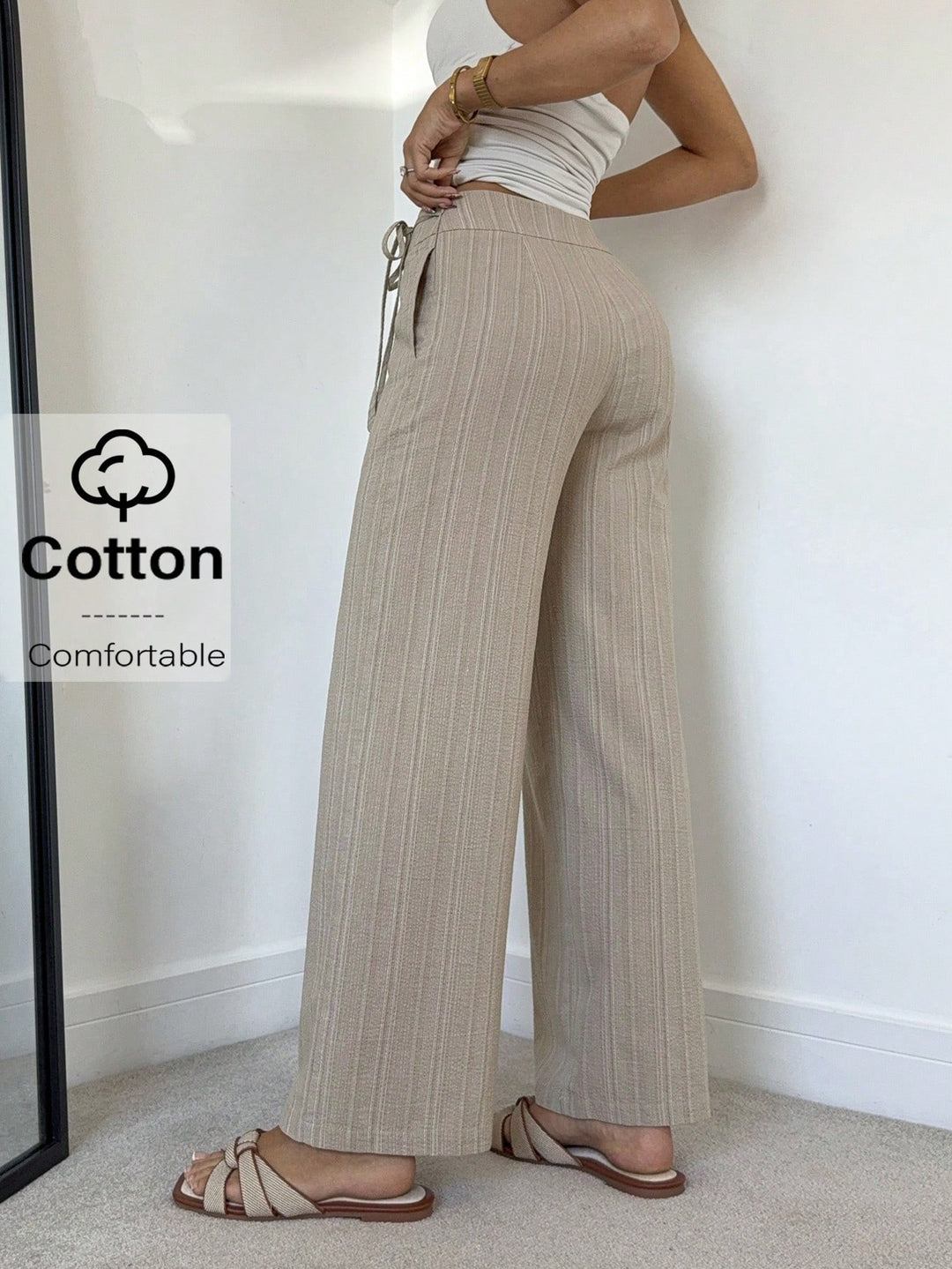 Pantaloni SHEIN, bej