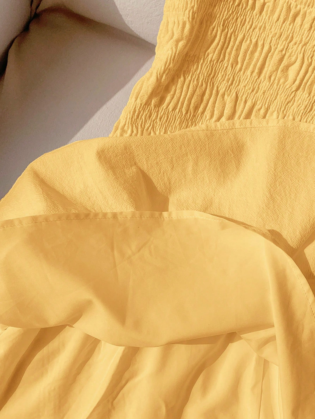 Rochie mini SHEIN, galben