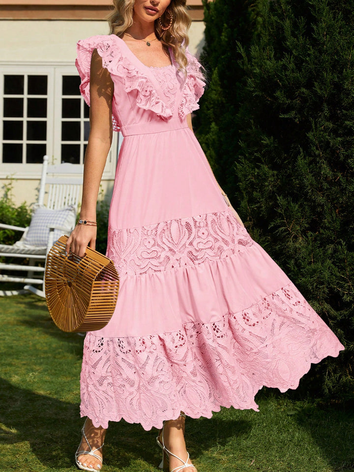Rochie maxi SHEIN, roz