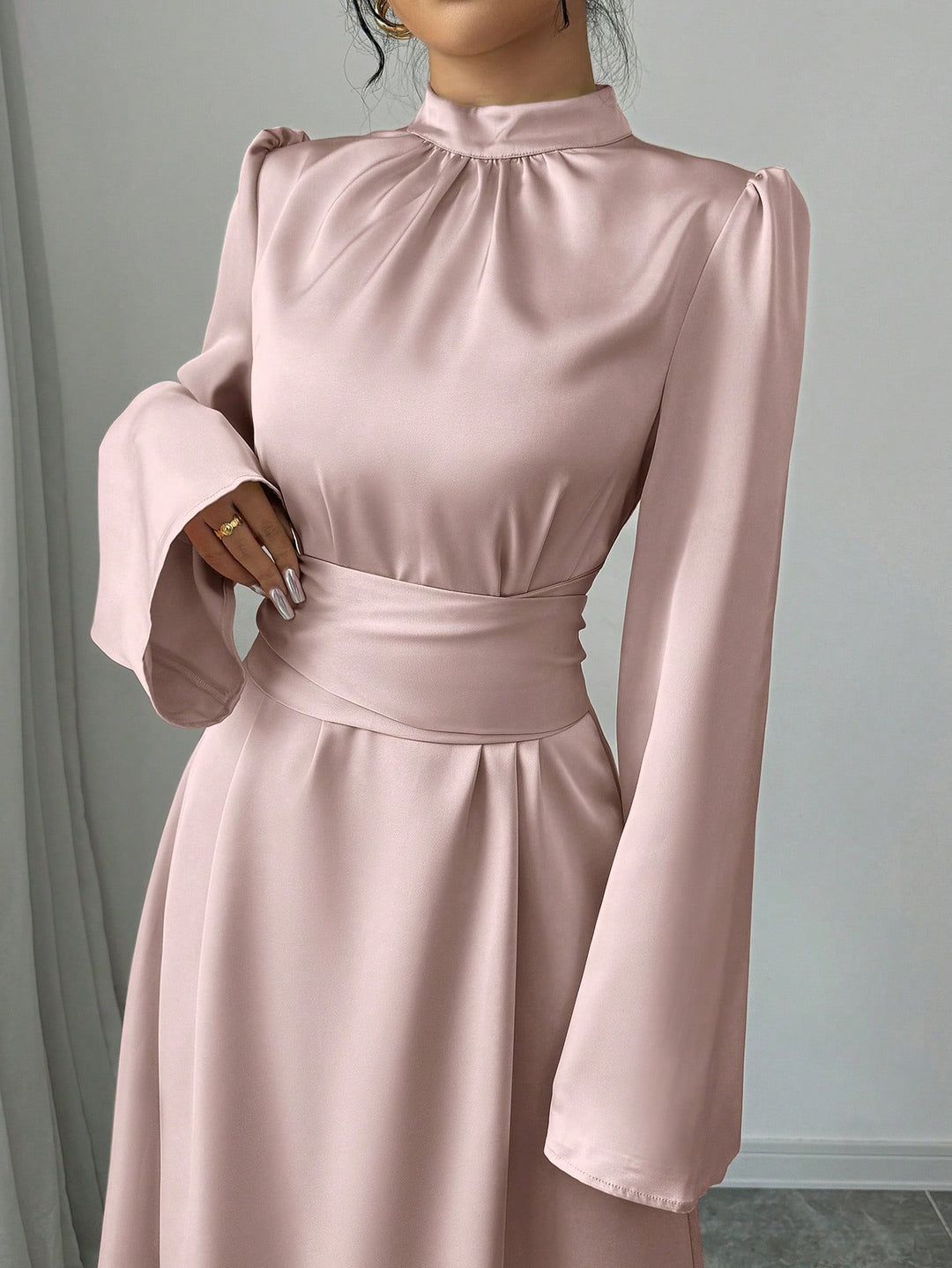 Rochie maxi SHEIN, roz