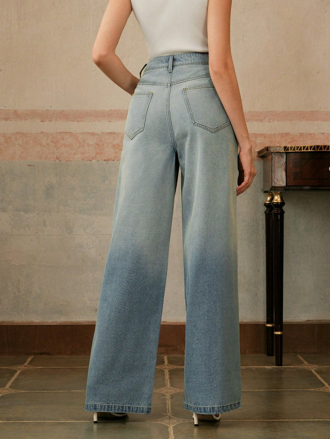 Jeans SHEIN, albastru