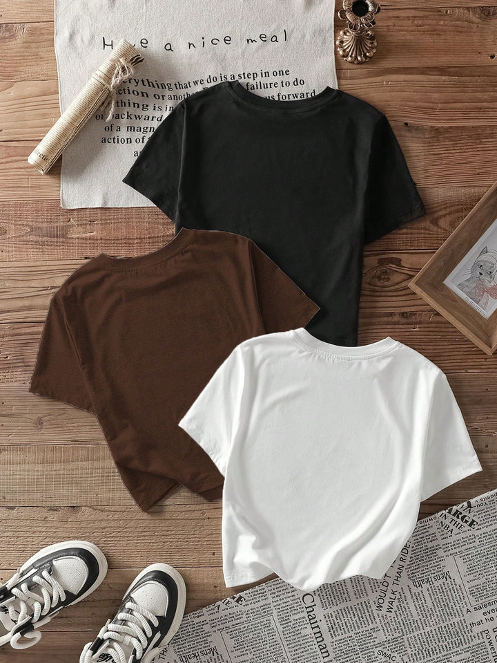 Tricou SHEIN, mix culori