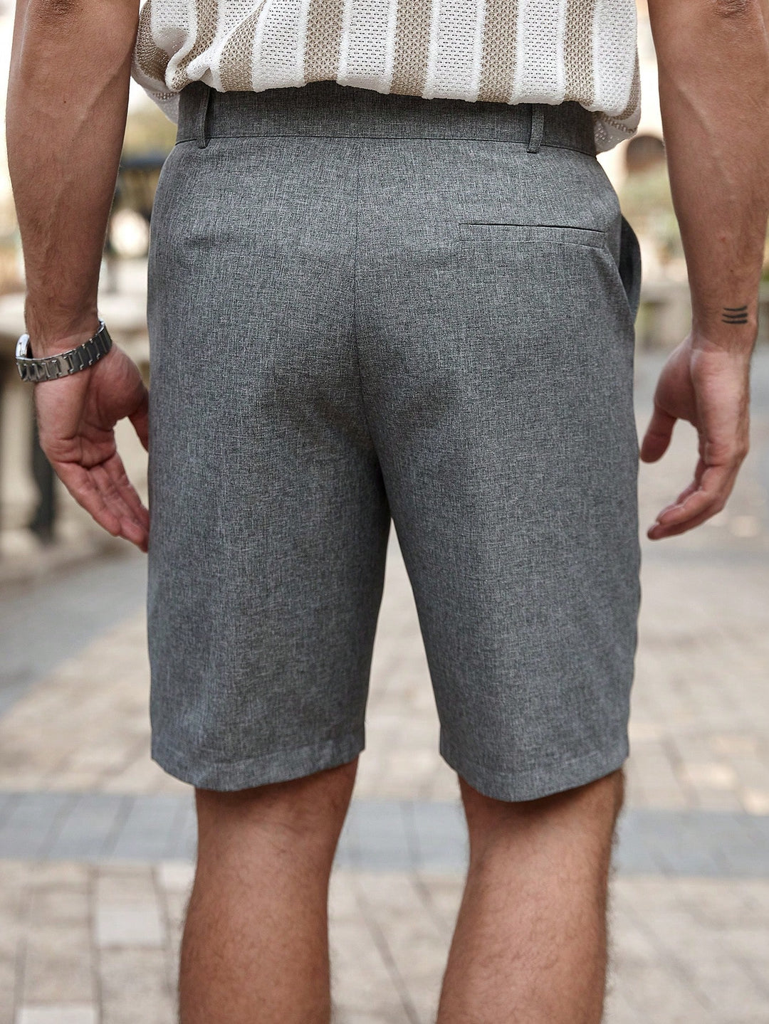 Pantaloni scurți SHEIN, gri