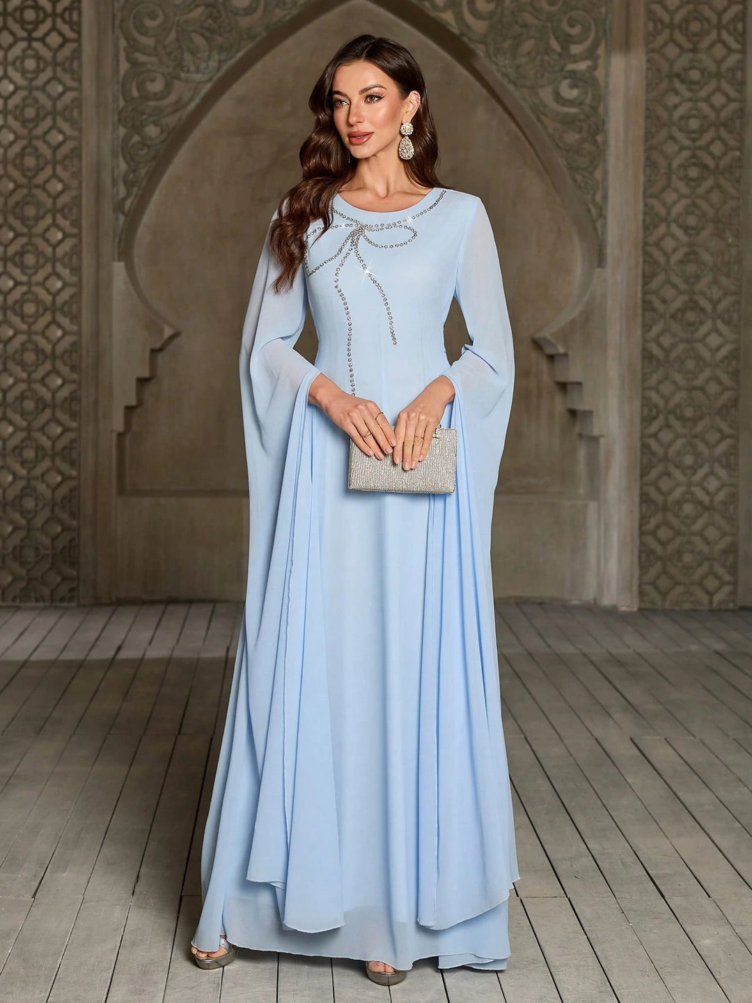 Rochie de ocazie SHEIN, albastru