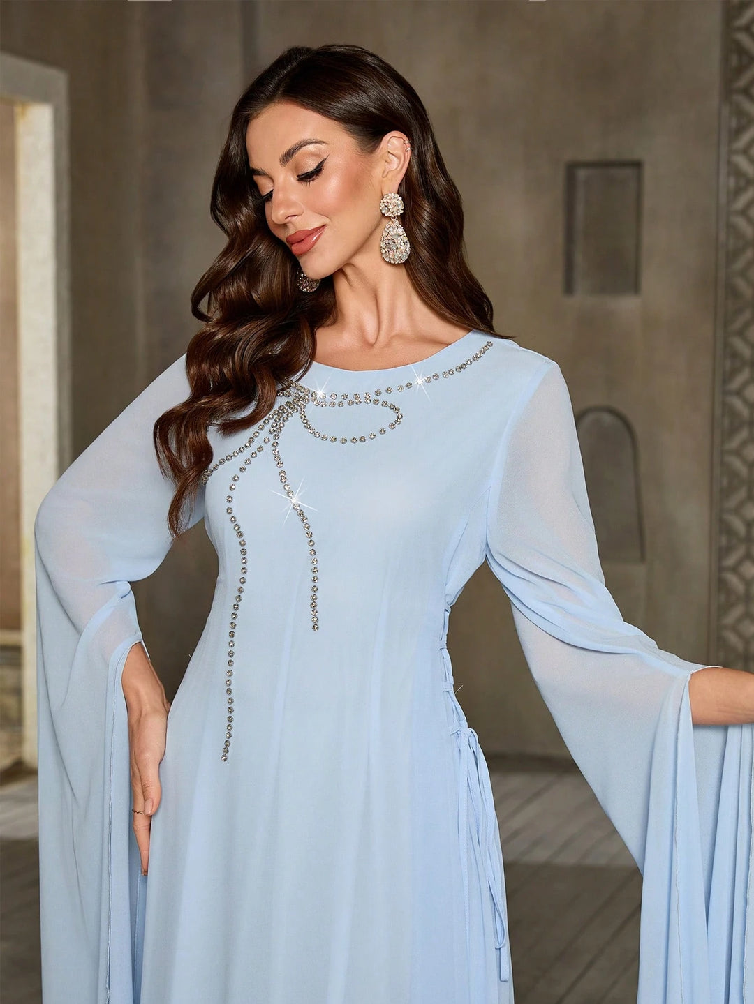 Rochie de ocazie SHEIN, albastru
