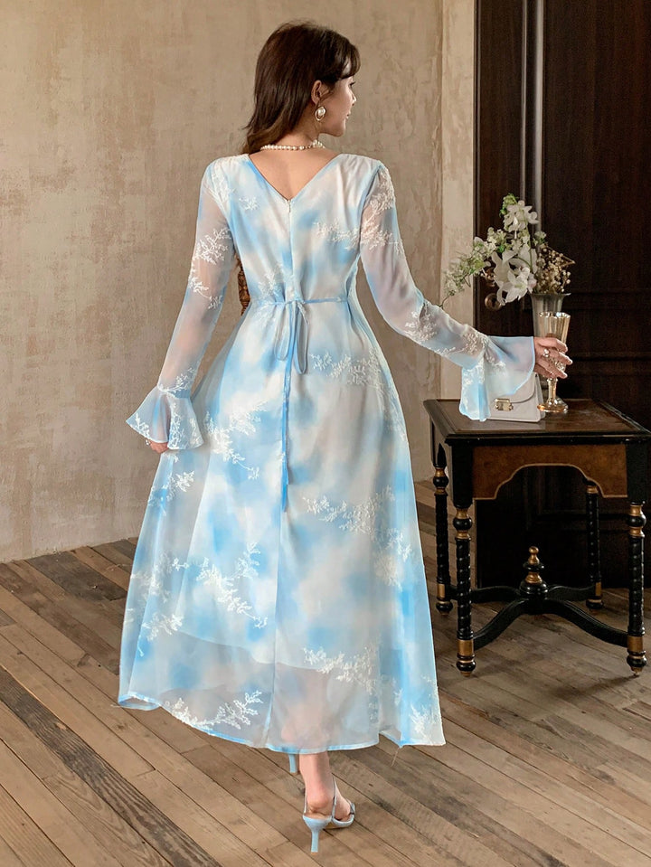 Rochie maxi SHEIN, albastru