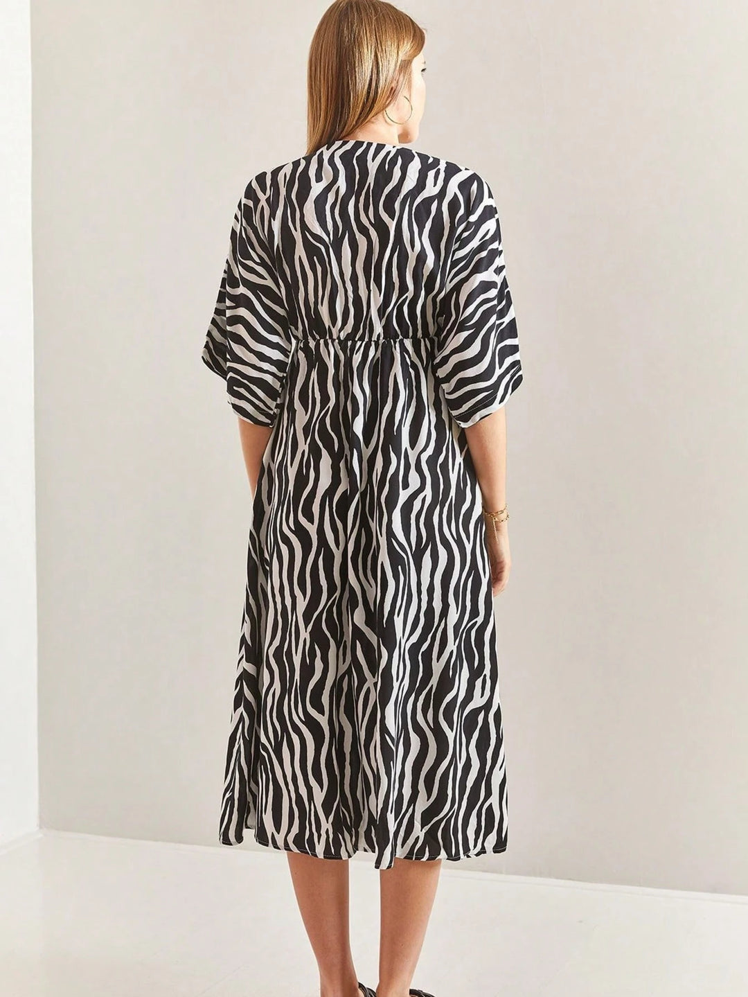 Rochie midi SHEIN, mix culori