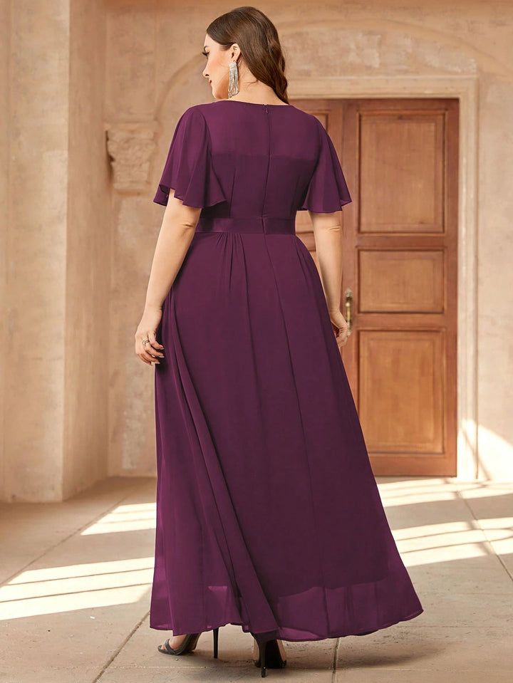 Rochie de ocazie SHEIN, vișiniu