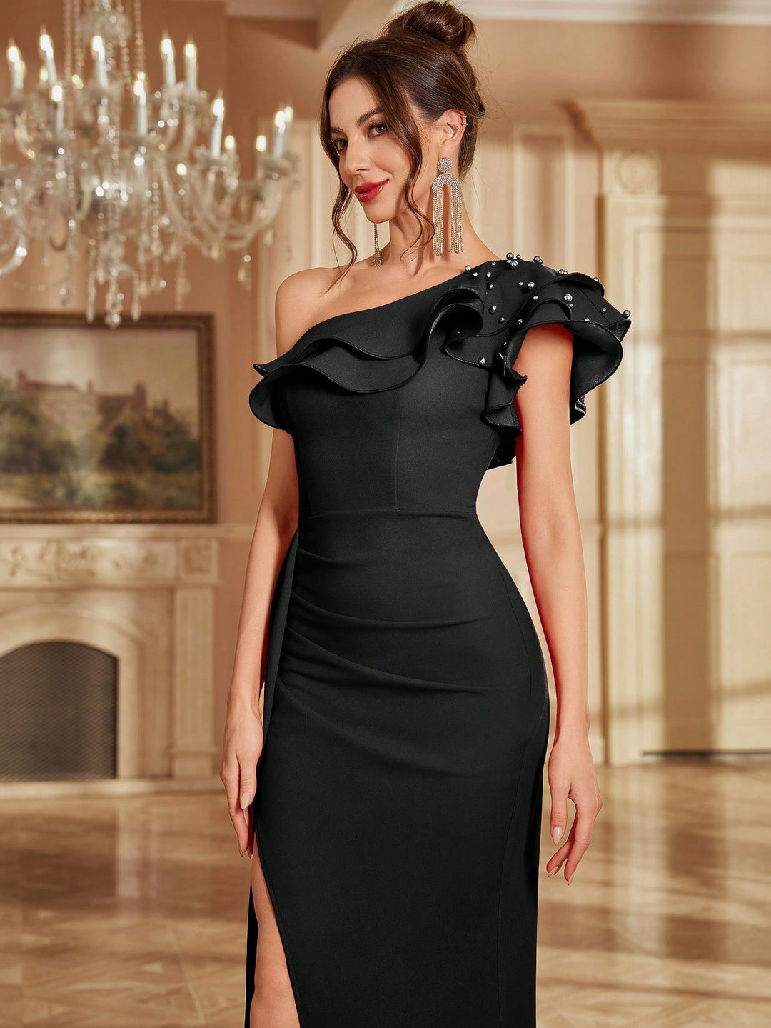 Rochie maxi SHEIN, negru