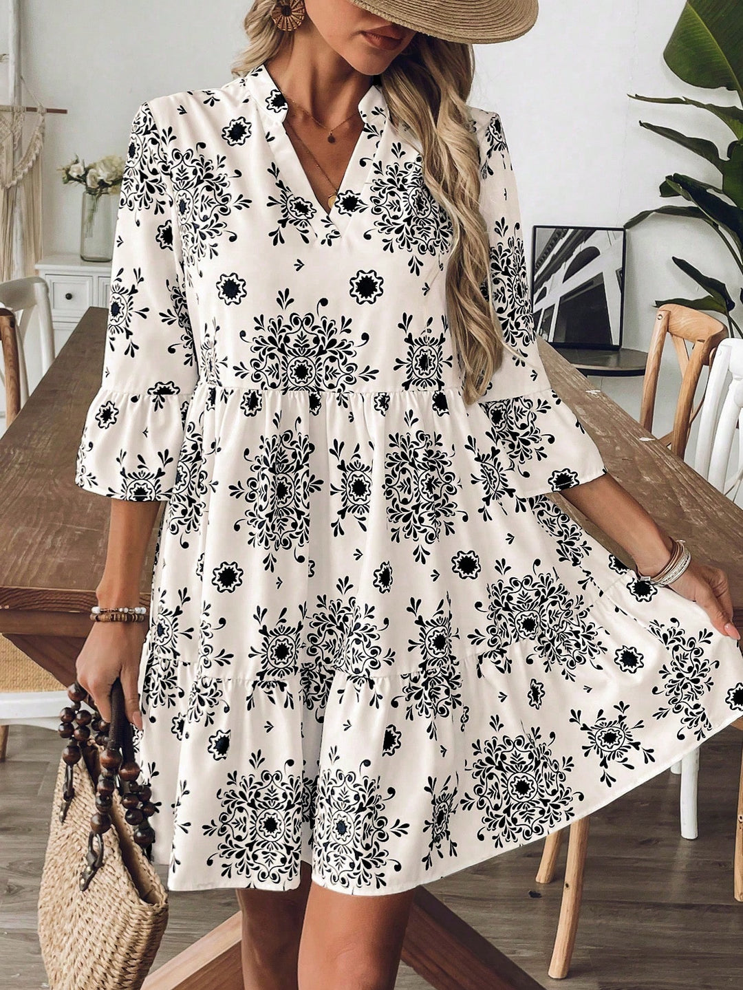 Rochie midi SHEIN, negru