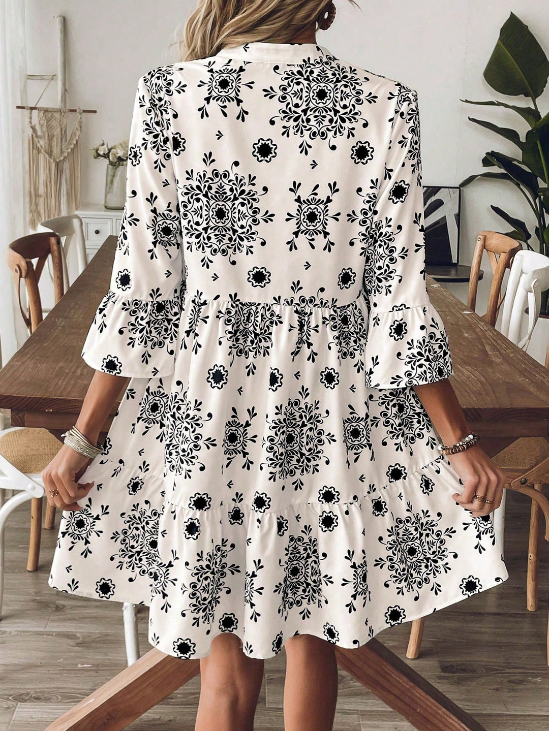Rochie midi SHEIN, negru