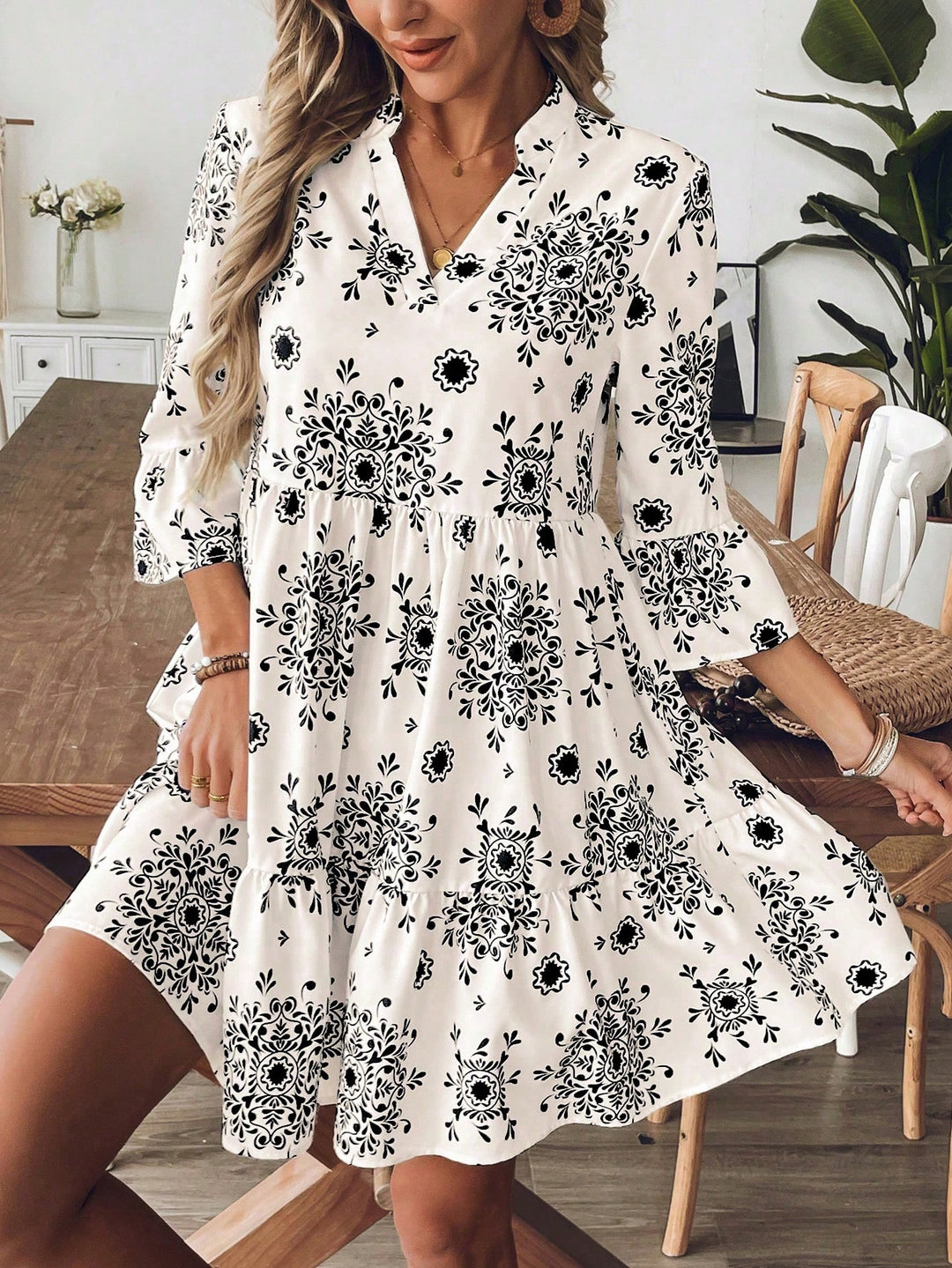 Rochie midi SHEIN, negru