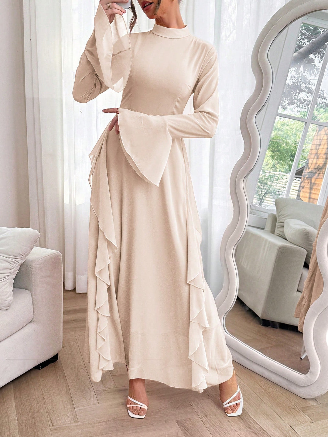 Rochie maxi SHEIN, roz