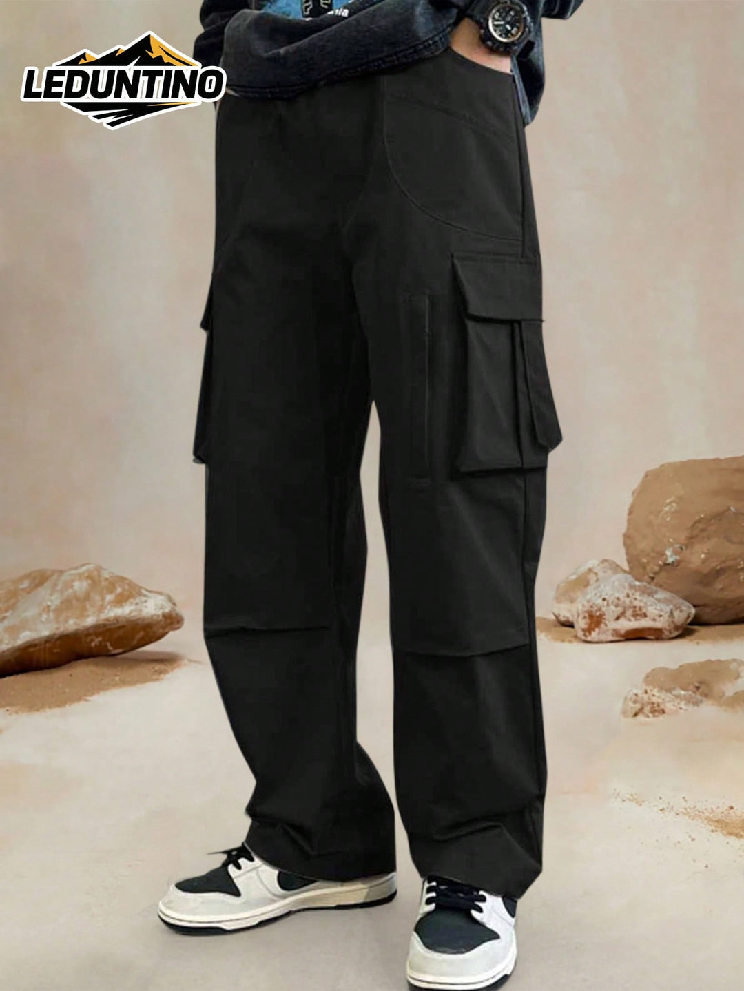 Pantaloni SHEIN, negru