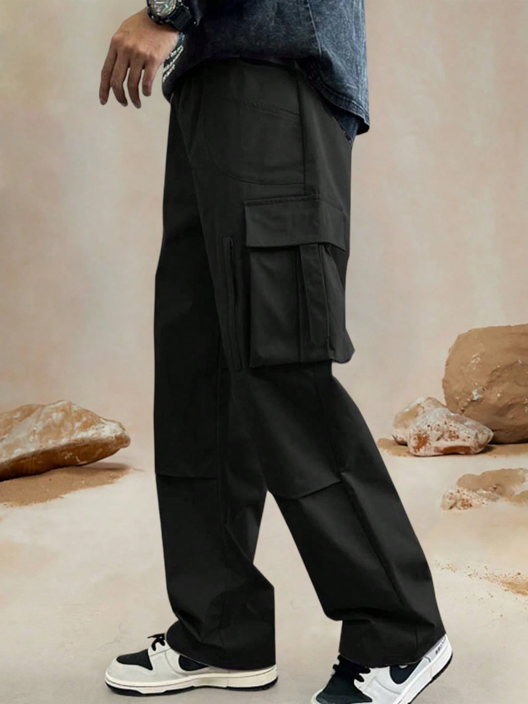 Pantaloni SHEIN, negru