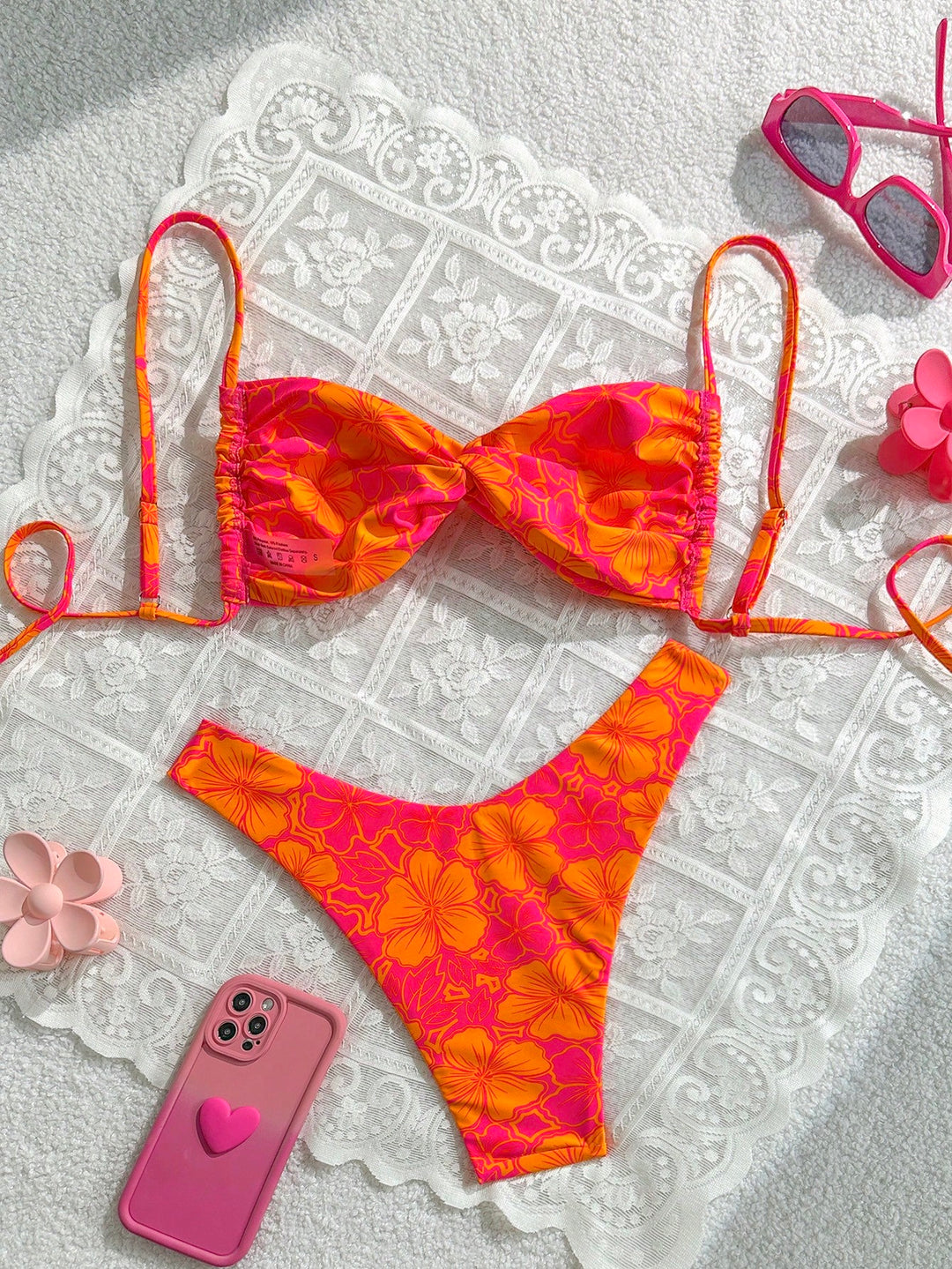 Costum de baie SHEIN, mix culori