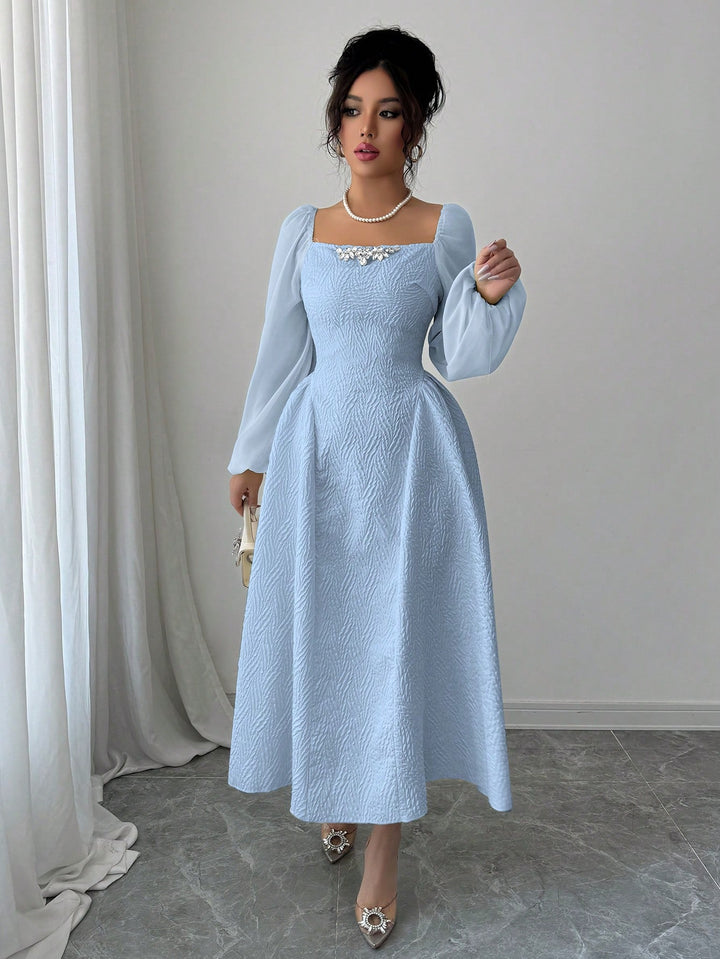 Rochie midi SHEIN, albastru