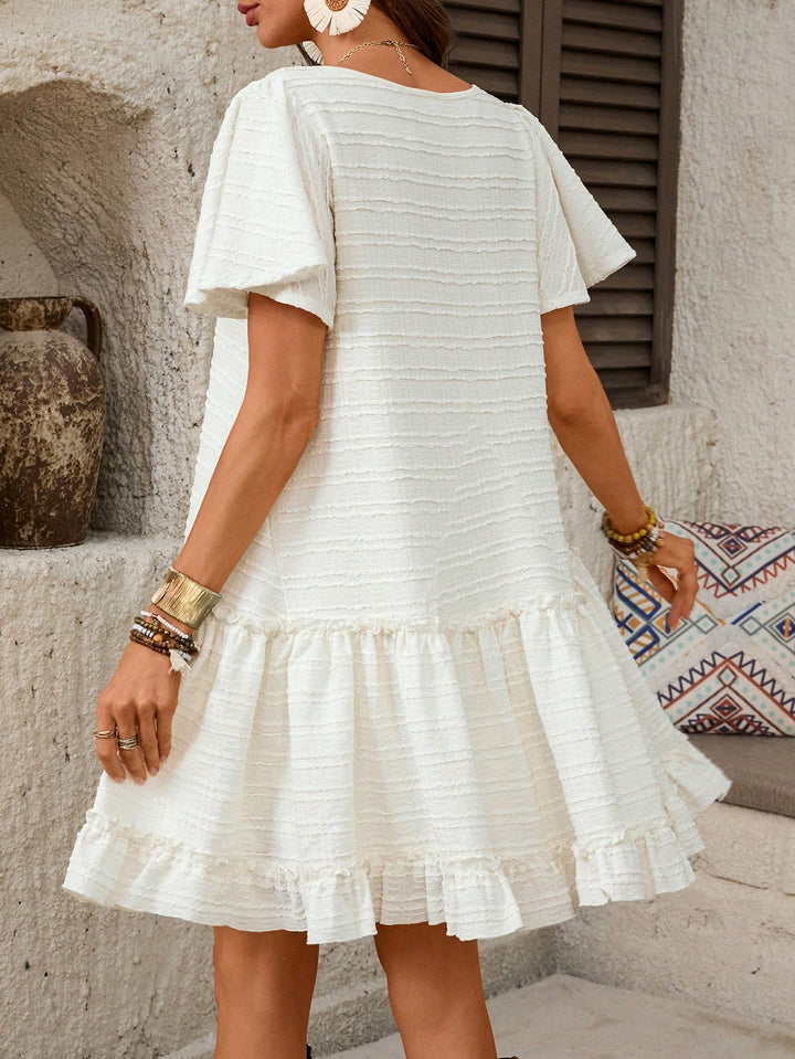 Rochie scurtă SHEIN, bej