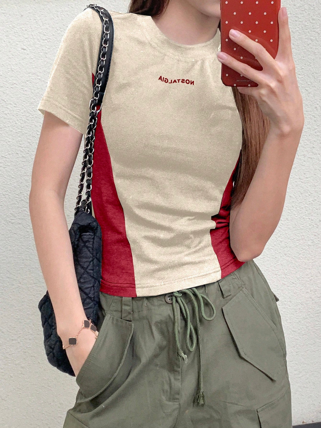Tricou SHEIN, bej