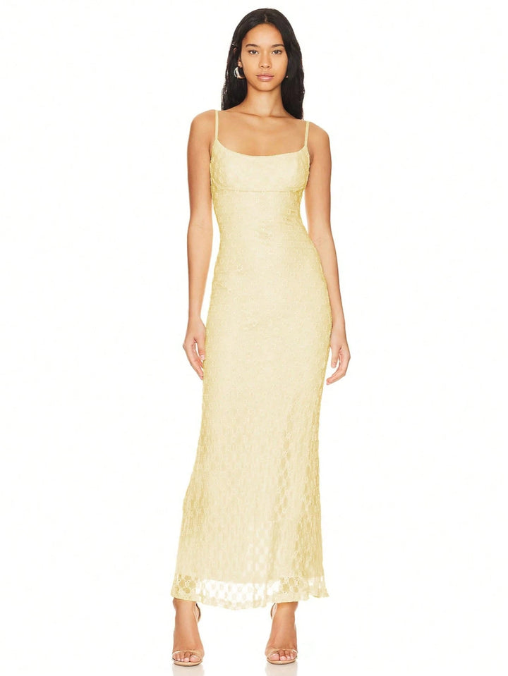 Rochie maxi SHEIN, galben