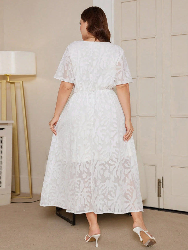 Rochie maxi SHEIN, alb