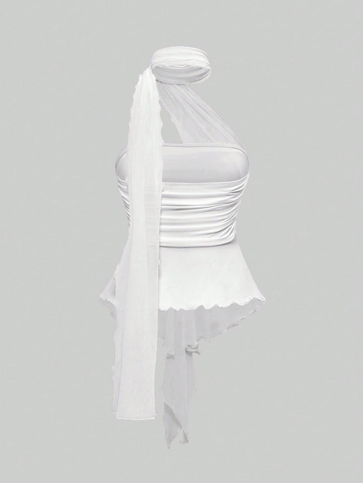 Top SHEIN, alb