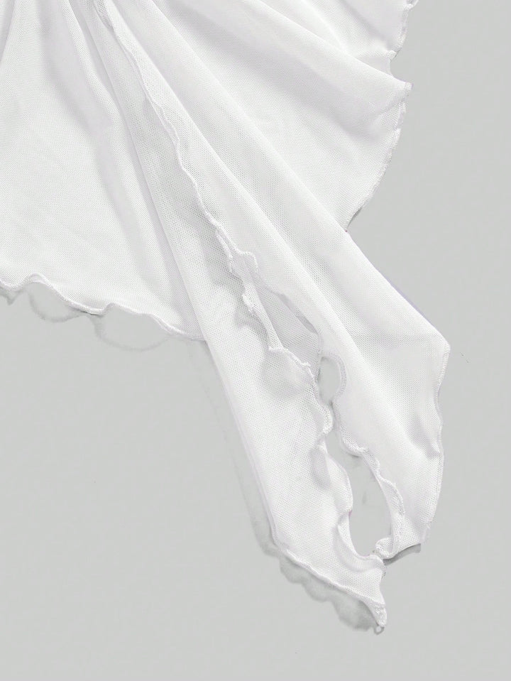 Top SHEIN, alb