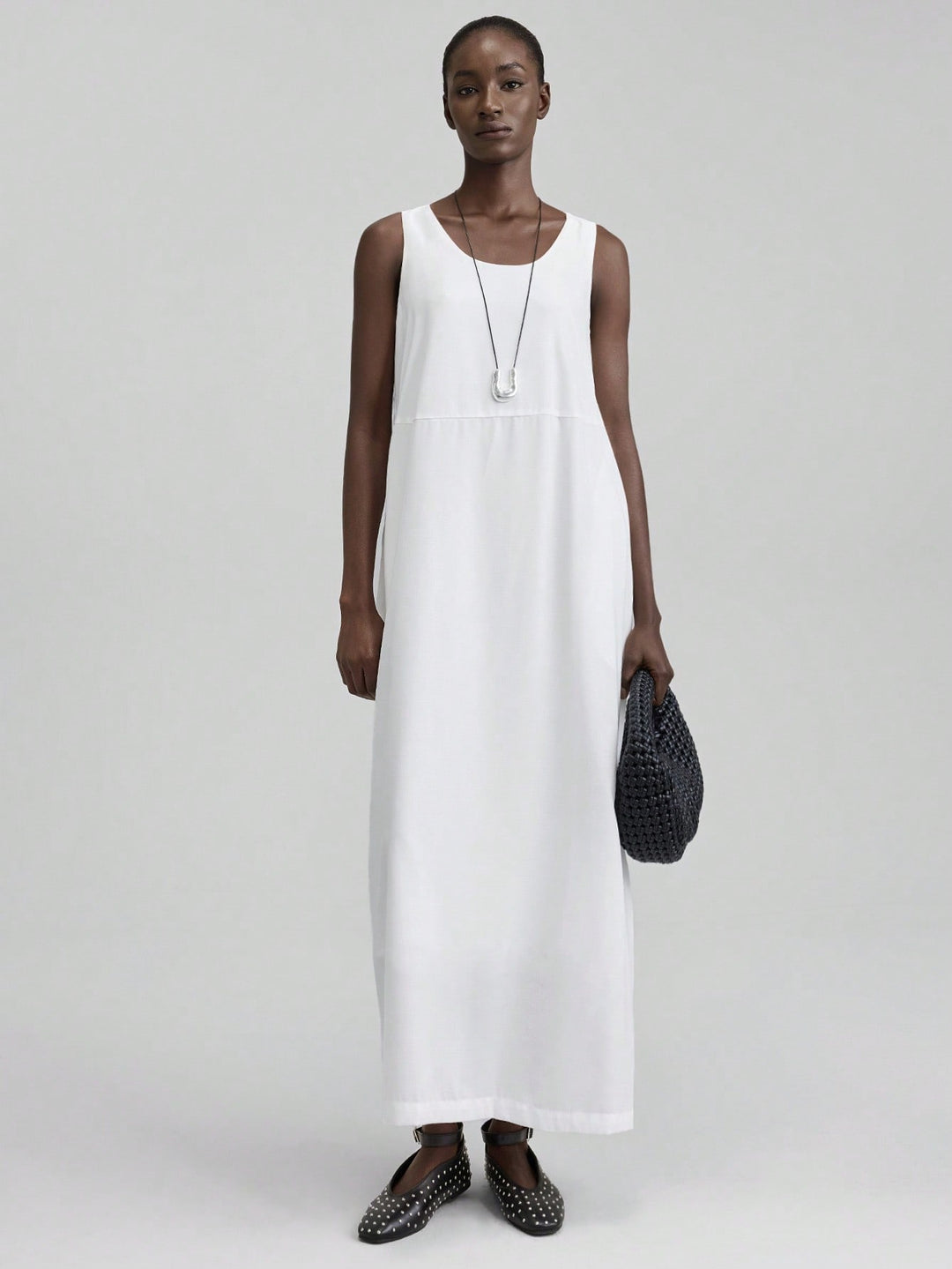 Rochie maxi SHEIN, alb