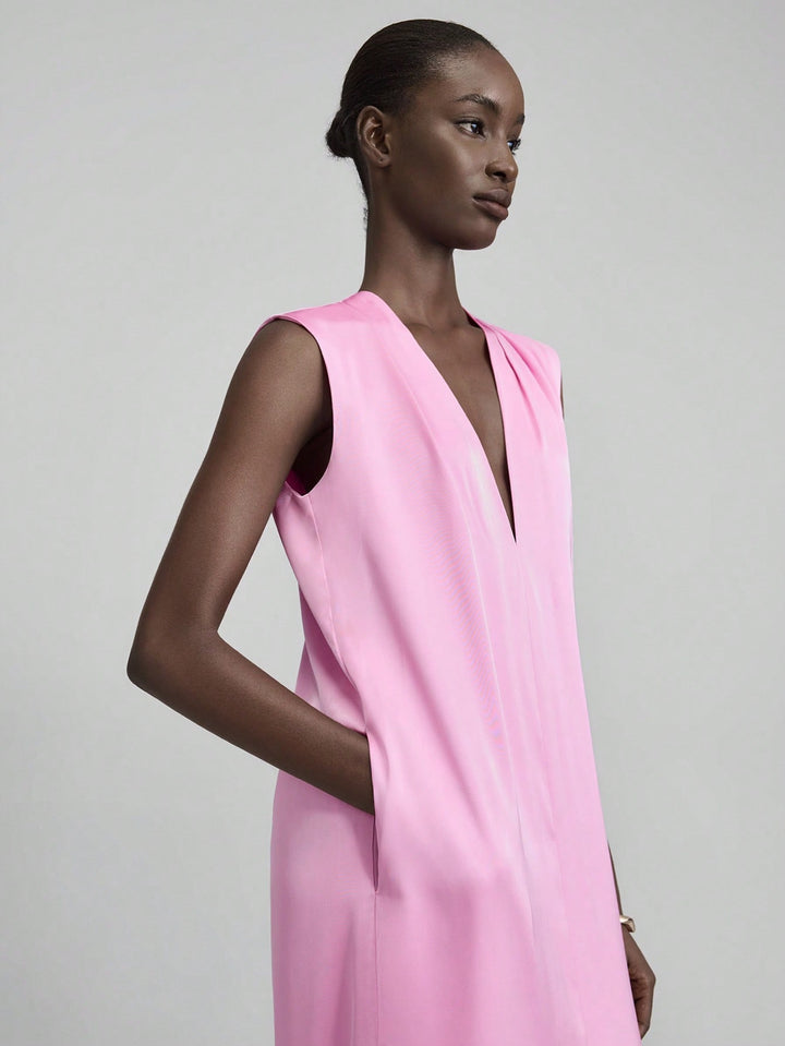 Rochie maxi SHEIN, roz