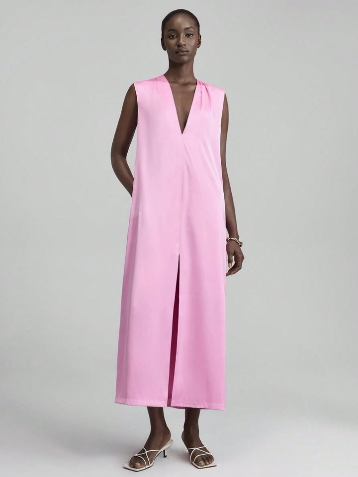Rochie maxi SHEIN, roz