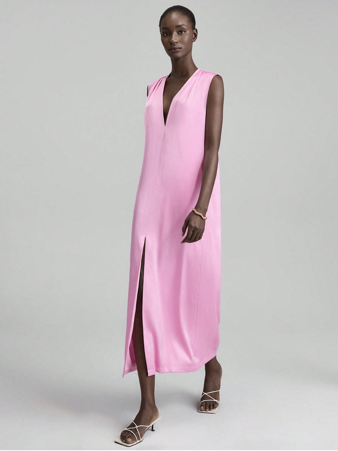 Rochie maxi SHEIN, roz
