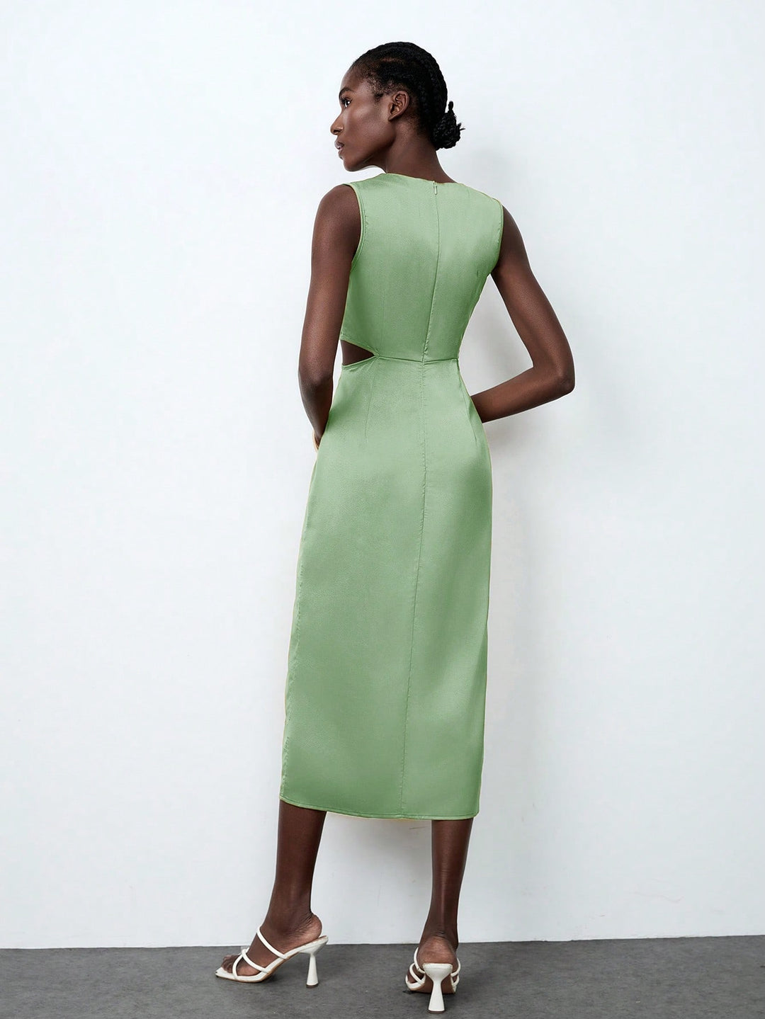 Rochie maxi SHEIN, verde