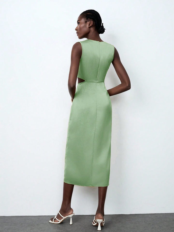 Rochie maxi SHEIN, verde