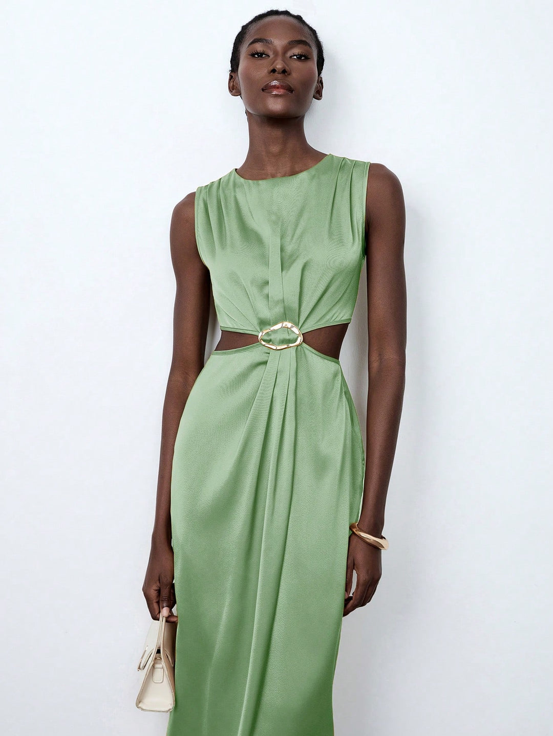 Rochie maxi SHEIN, verde