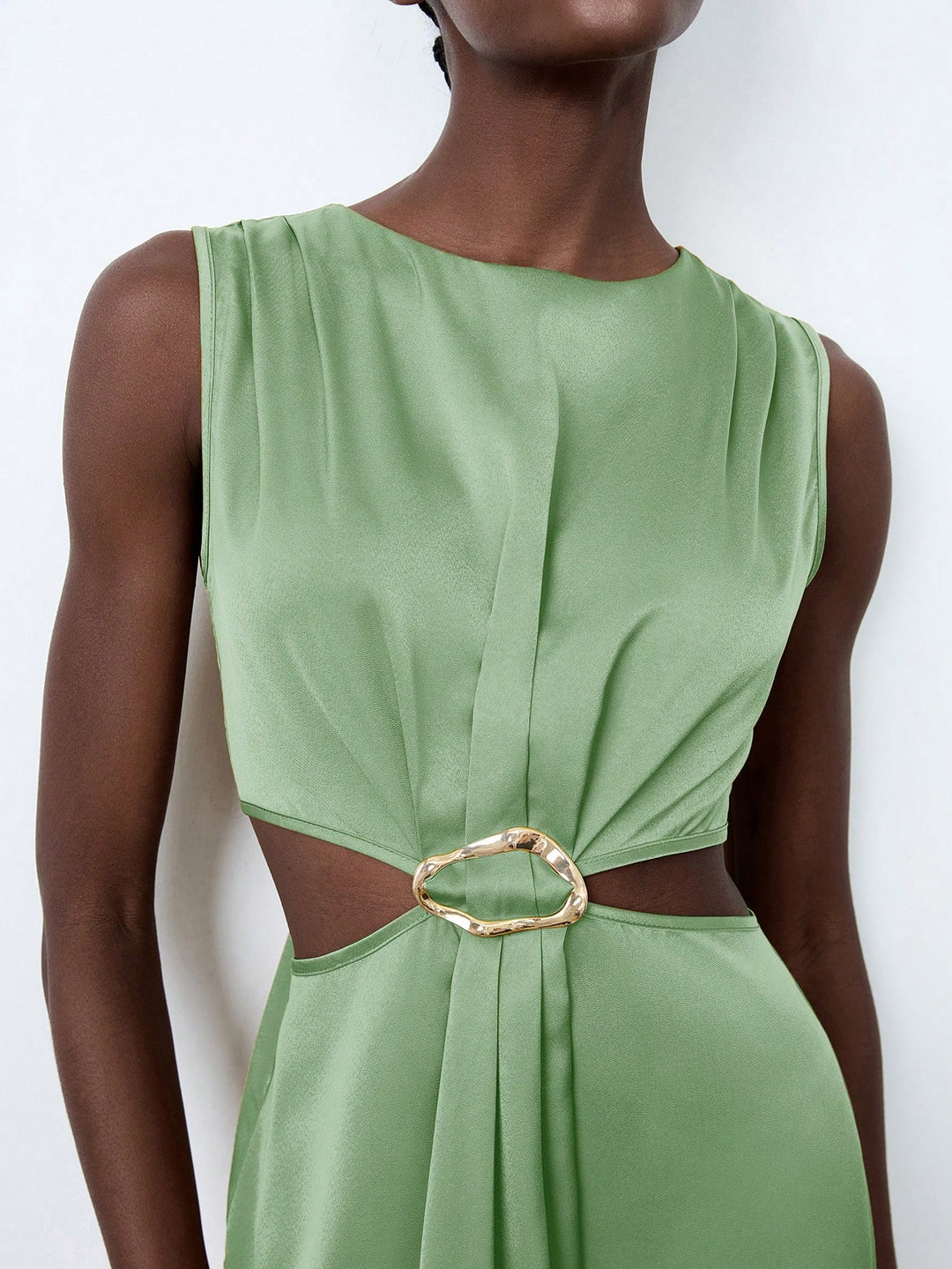 Rochie maxi SHEIN, verde