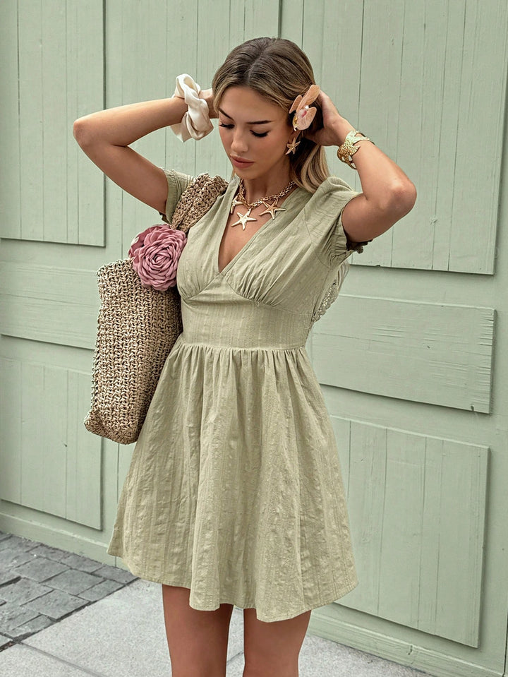 Rochie scurtă SHEIN, verde