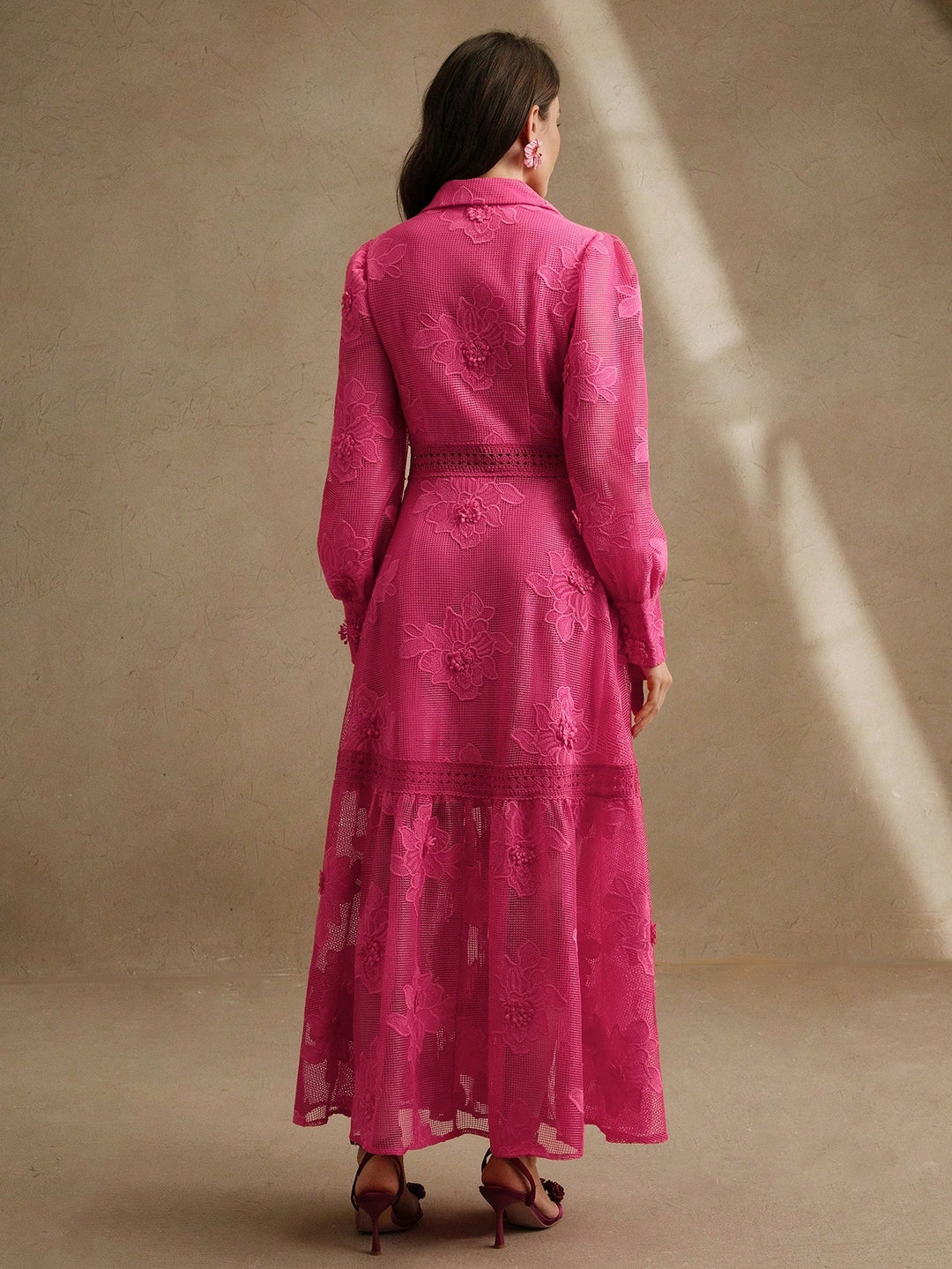Rochie maxi SHEIN, roz