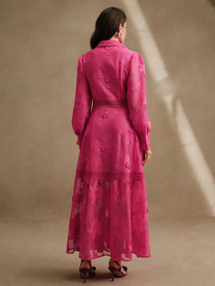Rochie maxi SHEIN, roz